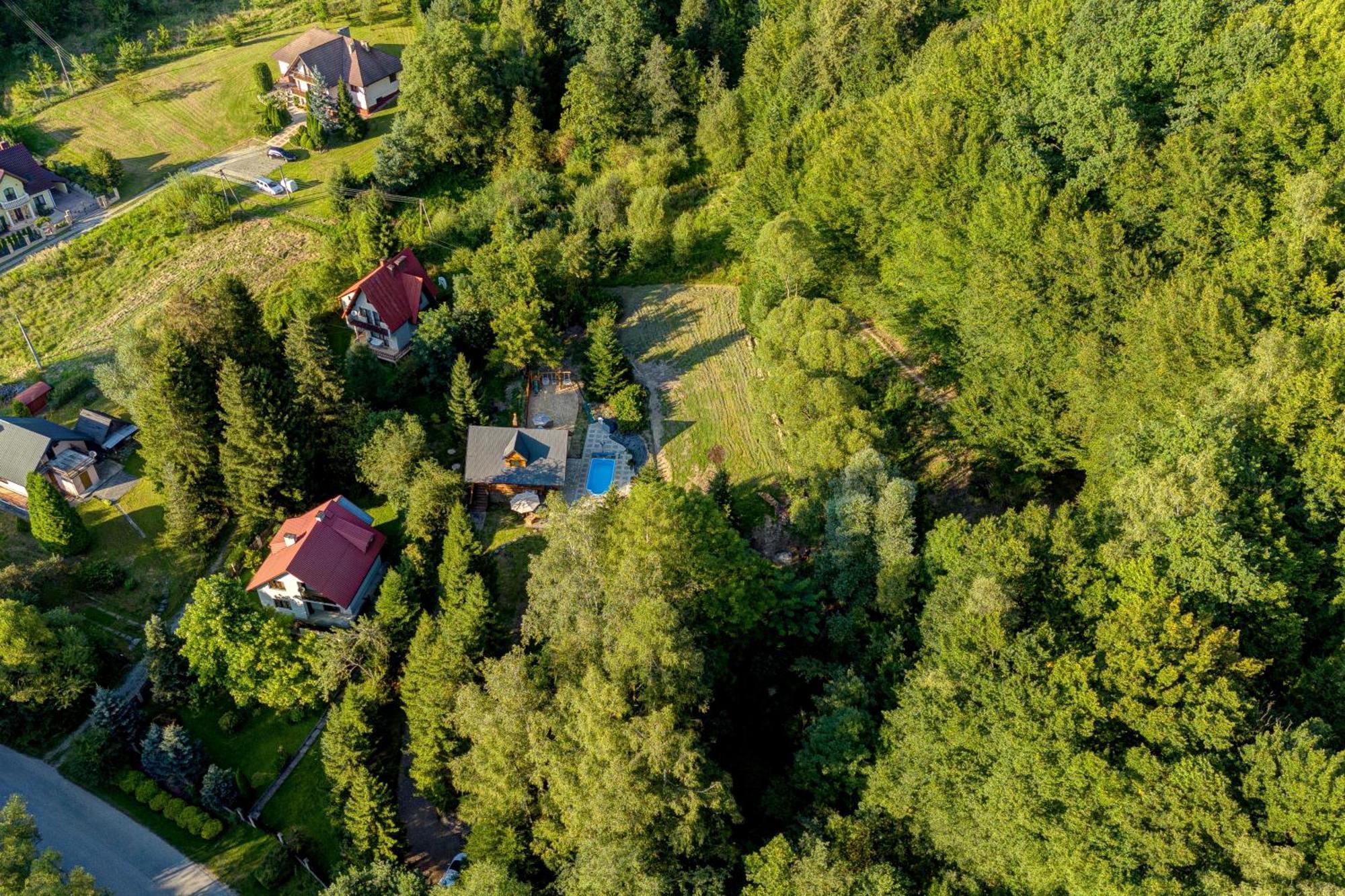 Polana Slowikowa 5 Star- Domek W Gorach Z Jacuzzi, Sauna,Basen,Ogrod Z Lasem, Kominek I Narty Stroza  Екстер'єр фото
