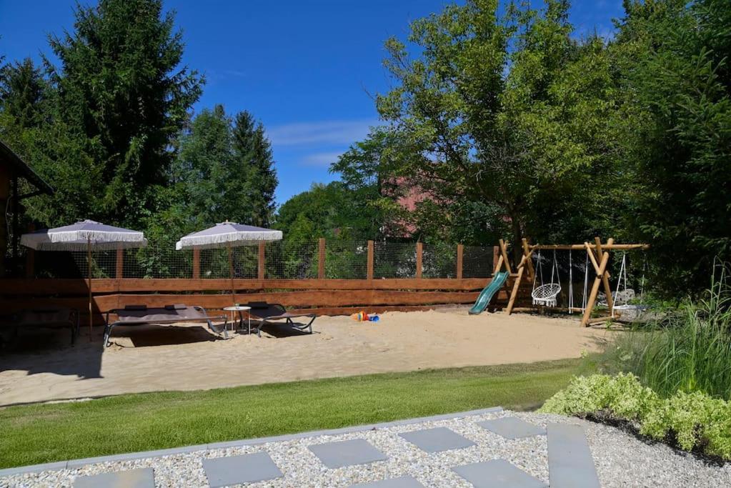 Polana Slowikowa 5 Star- Domek W Gorach Z Jacuzzi, Sauna,Basen,Ogrod Z Lasem, Kominek I Narty Stroza  Екстер'єр фото